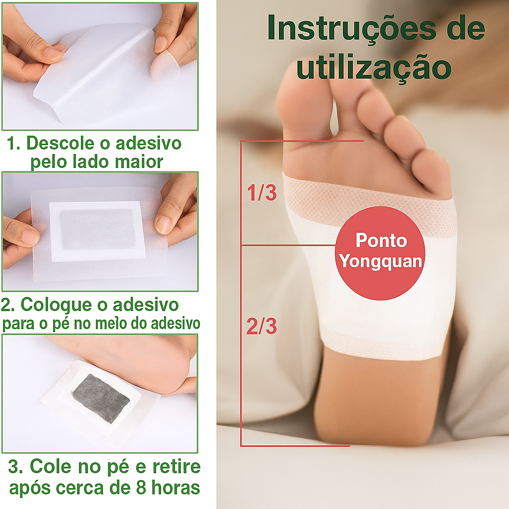 Patches Detox para os Pés
