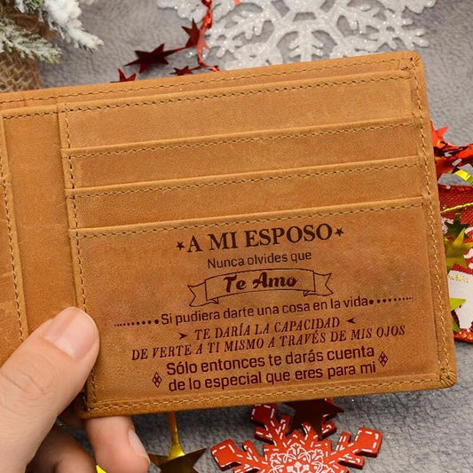 Carteira com Mensagem de Amor Gravada
