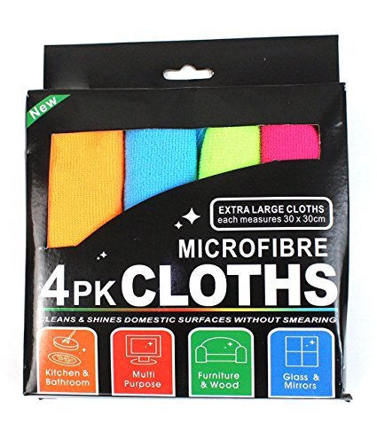Pack 4 Panos de Microfibra Premium Coloridos